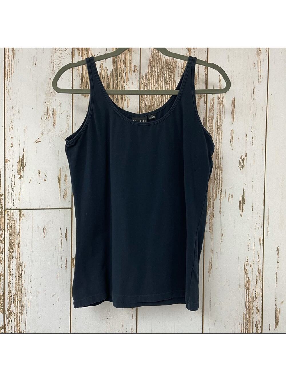 Tribal Tank Top, Size Medium. Deep Navy Blue. In good used condition!